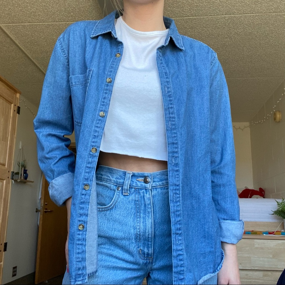 Chambray Button Up